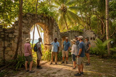 Historical plantation tour at Cat Island Bahamas