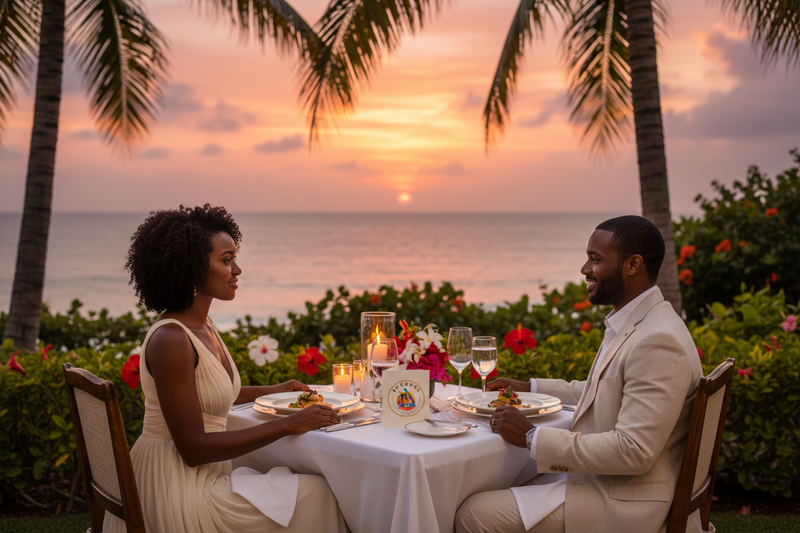 Romantic Sunset Farm Stay - Dark Skin Couple